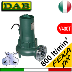 Dab Elettropompa sommersa per fognature Feka 2700 (V400T)