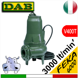 Dab Elettropompa sommersa per fognature Feka 4000.6T.4T (V400T)