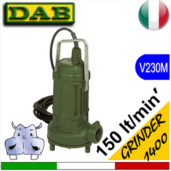 Dab Elettropompa sommersa triturante GRINDER 1400
