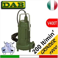 Dab Elettropompa sommersa triturante GRINDER 1800