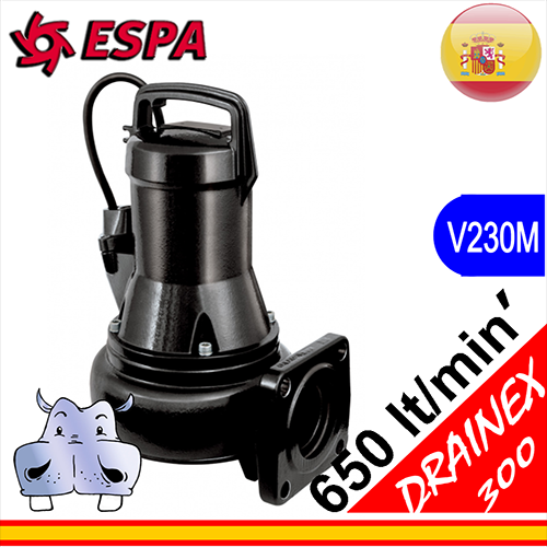 Espa Sommersa per fognature DRAINEX 300
