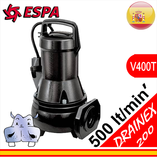 Espa Sommersa per fognature DRAINEX 200 (V400T)
