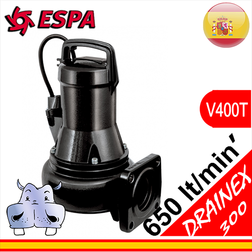 Espa Sommersa per fognature DRAINEX 300 (V400T)