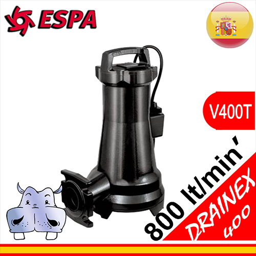Espa Sommersa per fognature DRAINEX 400 (V400T)