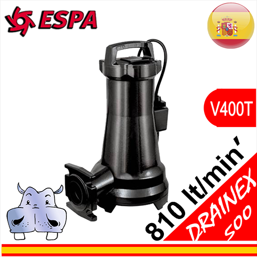 Espa Sommersa per fognature DRAINEX 500 (V400T)
