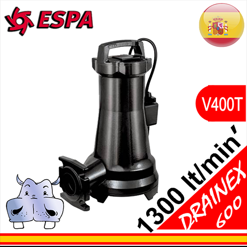 Espa Sommersa per fognature DRAINEX 600  (V400T)