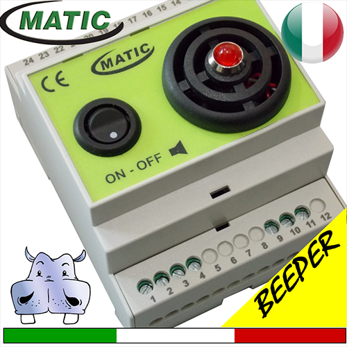 Allarme acustico-luminoso Matic - sirena e led
