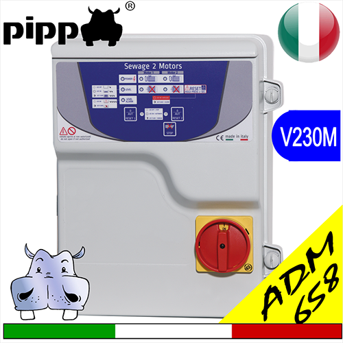 Pos.04 SEWAGE DUAL MOTOR V230M SA658 3