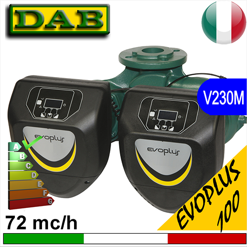 Circolatore gemellare elettronico Dab Evoplus D (doppio) DN100