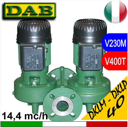 Pompa Circolatore  doppio gemellare Dab DKLM-DKLP DN40