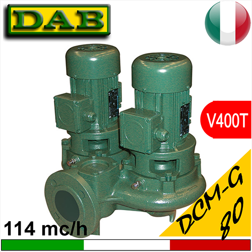 Pompa Circolatore in linea gemellare Dab DCM-G DN80