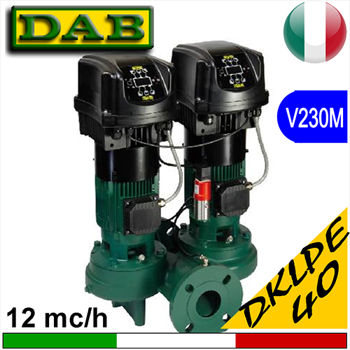 Pompa Circolatore elettronico in linea doppio gemellare Dab DKLME-DKLPE DN40