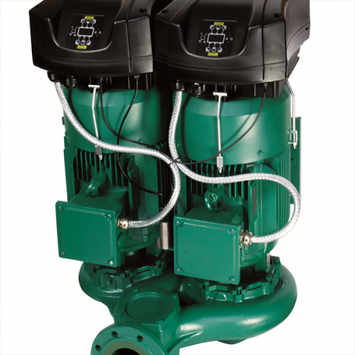 Pompa Circolatore elettronico in linea doppio gemellare Dab DCM-GE DN65 2