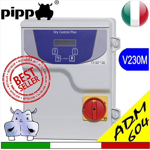 Quadro avviatore per elettropompa DRYCONTROL V230M SA604 monofase con protezione contro la marcia a secco 3