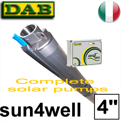 Pos.07 Dab Kit Elettropompe sommerse sun4well alimentate da pannelli solari