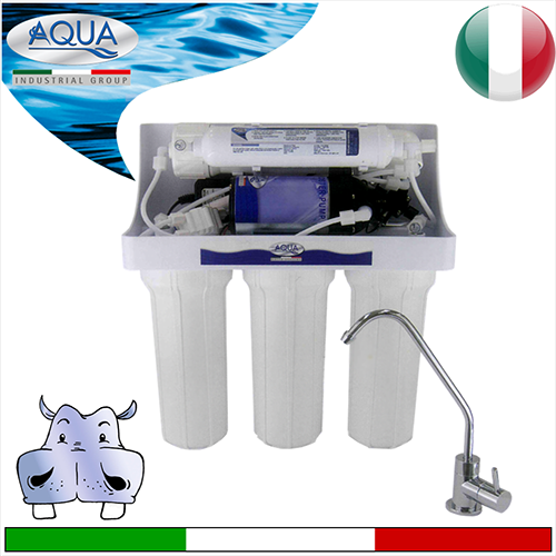 Depuratore acqua ad osmosi per casa - sistema a 5 stadi - modello ARO TRIPLEX PLUS