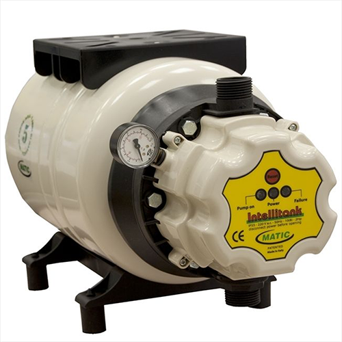 Matic Regolatore di pressione Presscontrol Intellitank - pressione di ripartenza pompa regolabile da 1Bar a 2,8Bar - applicabile a pompe max 2Hp 2