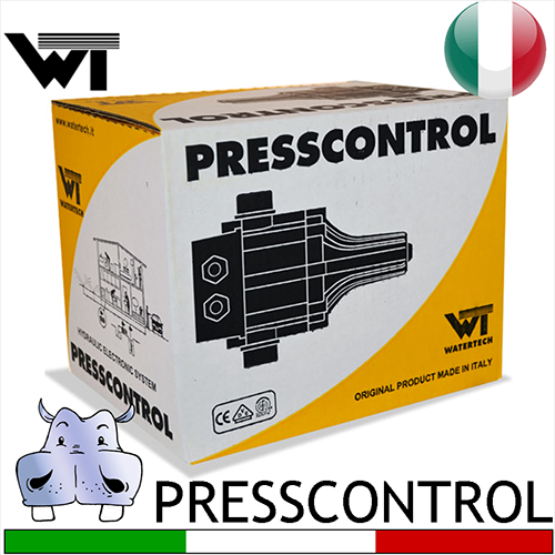 Watertech Regolatore di pressione Presscontrol pretarato - applicabile a pompe max 1,5Hp 2