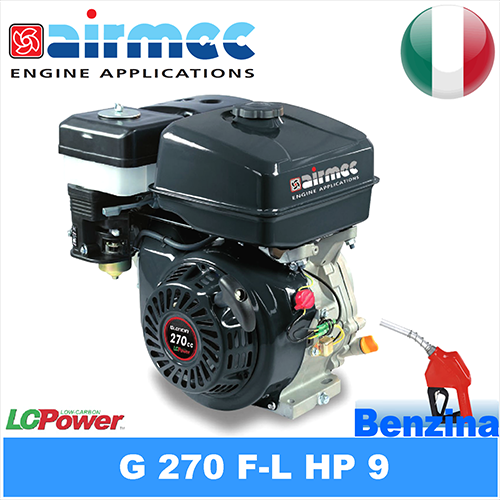 Motore a benzina G 270F-L HP 9 ATTACCO FLANGIATO