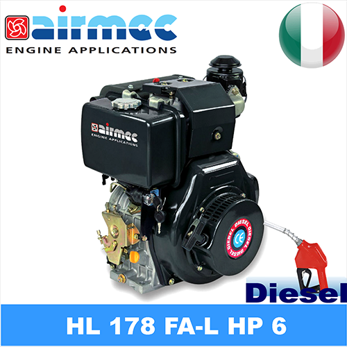 Motore diesel HL178 FA-L HP 6