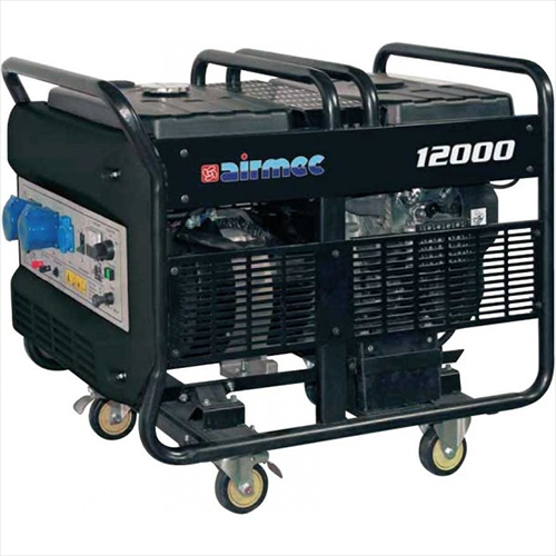 Generatore Gruppo Elettrogeno a benzina Airmec LC12000 8,5KW 8500W con avviamento elettirco 3