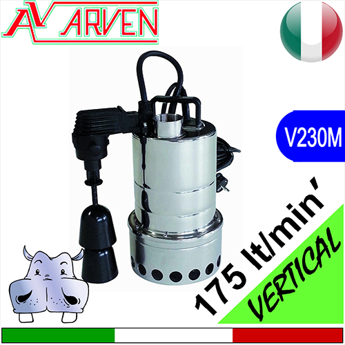 Arven Elettropompe sommerse per drenaggio MIZAR VERTICAL (con galleggiante intubato)