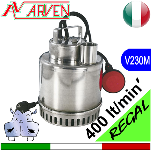 Pompa Sommersa Acque Sporche BSD - Trituratore Incorporato, 550W, 17000L/h - Foto 6