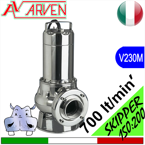 ARVEN Elettropompe sommerse per fognatura pesante Skipper F monofase flangiate