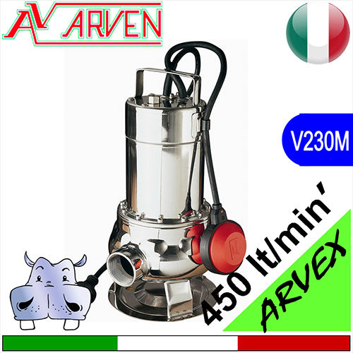 ARVEN Elettropompe sommerse per fognatura pesante Arvex monofase