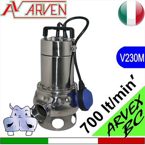 ARVEN Elettropompe sommerse per fognatura Arvex BC monofase