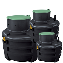 Impianto di sollevamento per fognature FEKAFOS 2000 - 2 Pompe sommerse FTR315 con sistema trituratore - accessori (Alimentazione trifase)