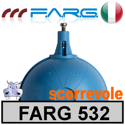 Sfera Farg in plastica con scorrevole art.532