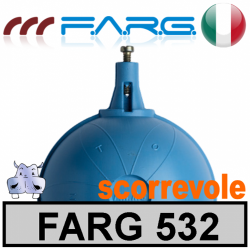 Sfera Farg in plastica con scorrevole art.532