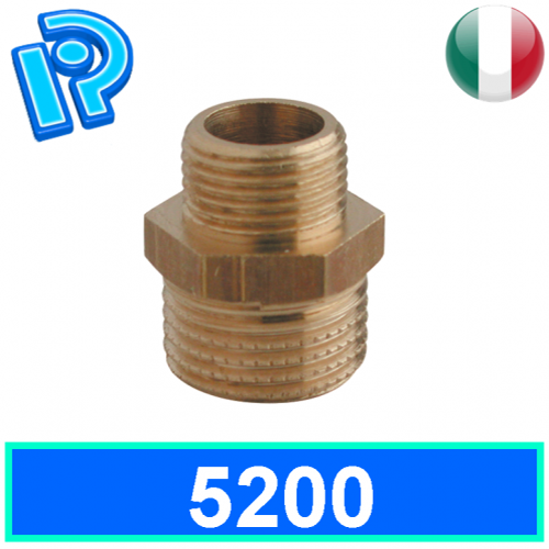 Doppiavite ridotta in ottone giallo