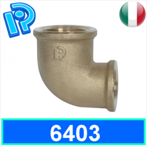 Gomito ridotto in ottone giallo