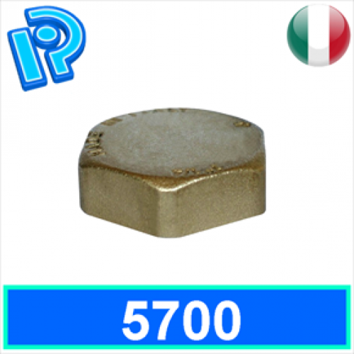 Tappo F in ottone giallo