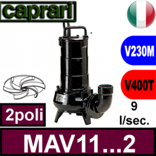 Pos.04 Caprari Sommersa per fognature MAV11...2