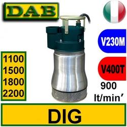 Dab Elettropompa Sommersa per drenaggio DIG 1100:2200