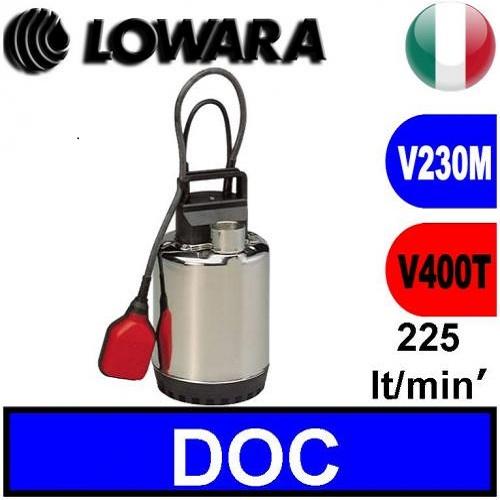 Lowara pompa Sommersa DOC automatica completa di galleggiante elettrico 2