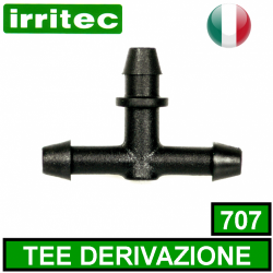 Tee di derivazione per microtubo art.707 Irritec