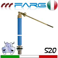 Rubinetto galleggiante silenzioso Farg, con attacco basso art.520