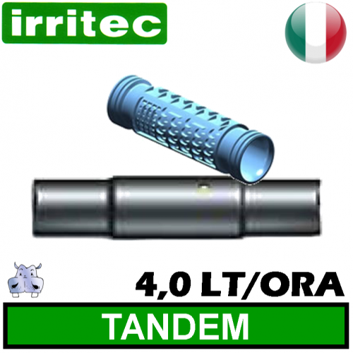 Ala Gocciolante Irritec Tandem &Oslash;16mm - Rotolo 25mt, Per Irrigazione Siepi, Orto, Giardino