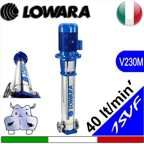 Elettropompe Multistadio Verticali Silenziose Lowara 1SVF alimentazione monofase 1x230