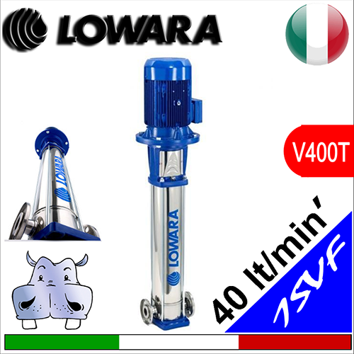 Elettropompe Multistadio Verticali Silenziose Lowara 1SVF alimentazione trifase 3x400