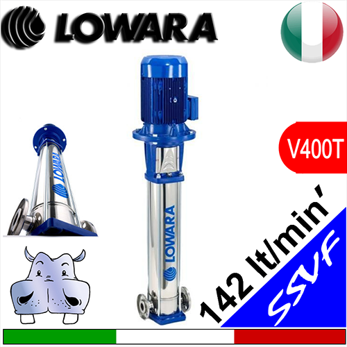 Elettropompe Multistadio Verticali Silenziose Lowara 5SVF alimentazione trifase 3x400