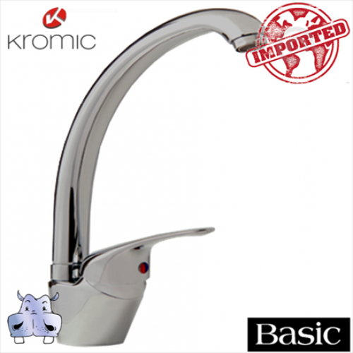 Miscelatore  rubinetto monocomando Lavello lavandino canna alta Kromic BASIC