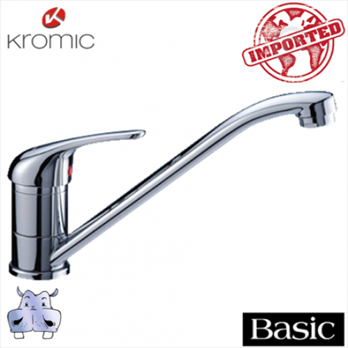 Miscelatore rubinetto monocomando Lavello canna bassa Kromic BASIC
