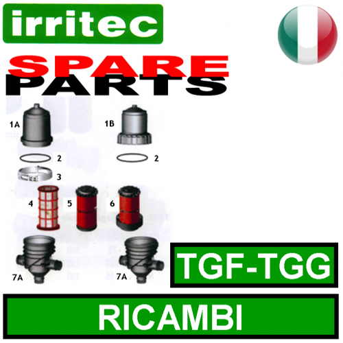 Ricambi per filtri TGF - TGG