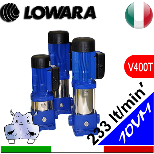 Elettropompe Multistadio Verticali Silenziose Lowara 10VM alimentazione trifase 3x400