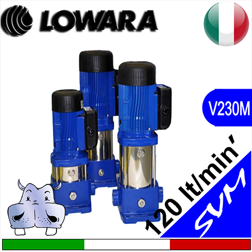Elettropompe Multistadio Verticali Silenziose Lowara 5VM alimentazione monofase 1x230